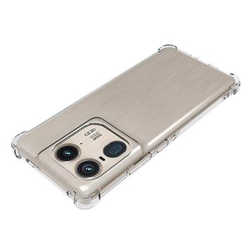 Motorola Edge 50 Ultra/Moto X50 Ultra Stødsikkert TPU Cover - Gennemsigtig