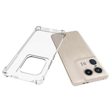Motorola Edge 50 Ultra/Moto X50 Ultra Stødsikkert TPU Cover - Gennemsigtig