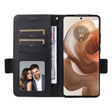 Motorola Edge 50 Ultra/Moto X50 Ultra Pung med Magnetisk Lukning - sort