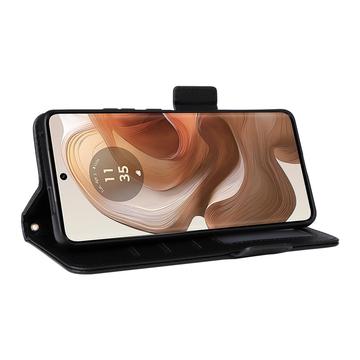 Motorola Edge 50 Ultra/Moto X50 Ultra Pung med Magnetisk Lukning - sort