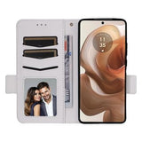 Motorola Edge 50 Ultra/Moto X50 Ultra Pung med Magnetisk Lukning - hvid