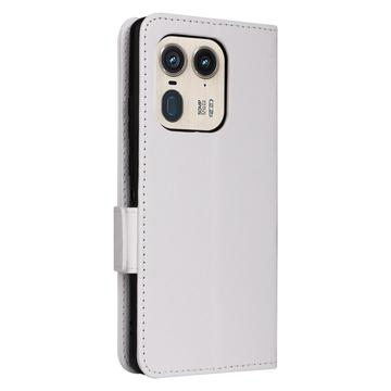 Motorola Edge 50 Ultra/Moto X50 Ultra Pung med Magnetisk Lukning - hvid