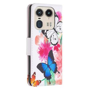 Motorola Edge 50 Ultra/Moto X50 Ultra Wonder Series Pung - Sommerfugle