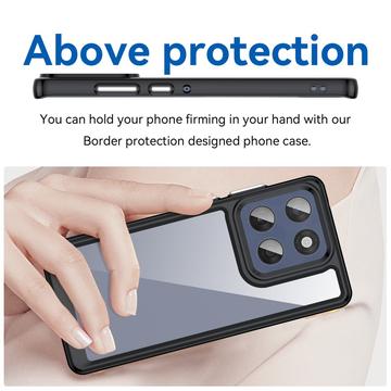 Motorola Edge 60/60 Fusion Anti-Shock Hybrid Cover - Sort