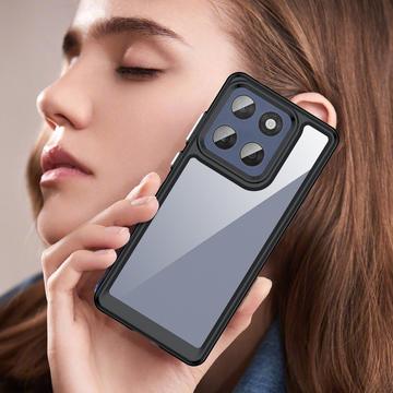 Motorola Edge 60/60 Fusion Anti-Shock Hybrid Cover - Sort