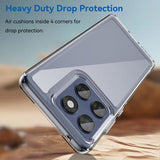 Motorola Edge 60/60 Fusion Anti-Shock Hybrid Cover - Gennemsigtig
