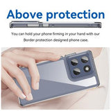 Motorola Edge 60/60 Fusion Anti-Shock Hybrid Cover - Gennemsigtig