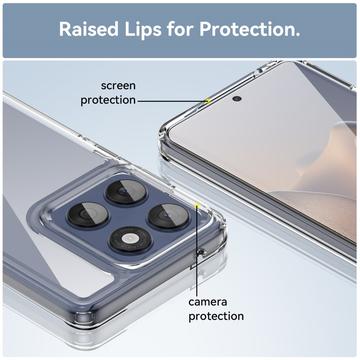 Motorola Edge 60/60 Fusion Anti-Shock Hybrid Cover - Gennemsigtig