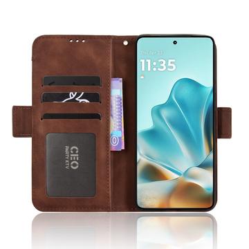 Motorola Edge 60/60 Fusion Kortholder Pung Etui - Brun