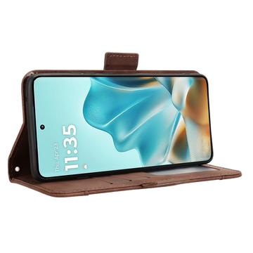 Motorola Edge 60/60 Fusion Kortholder Pung Etui - Brun
