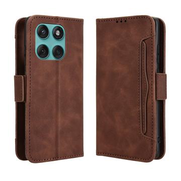 Motorola Edge 60/60 Fusion Kortholder Pung Etui - Brun