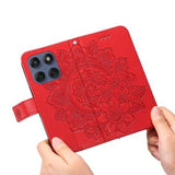 Motorola Edge 60 Fusion Mandala Series Etui med Pung - Rød