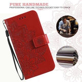 Motorola Edge 60 Fusion Mandala Series Etui med Pung - Rød