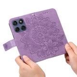 Motorola Edge 60 Fusion Mandala Series Etui med Pung - Lilla