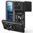 Motorola Edge 60 Fusion Roterende Ring Hybrid Cover med Kameraskjold - Sort