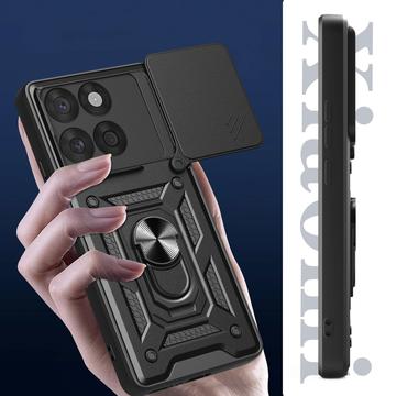 Motorola Edge 60 Fusion Tech-Protect CamShield Pro Cover - sort