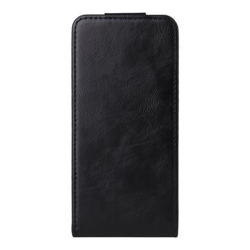 Motorola Edge 60 Fusion Vertikal Flip Taske med Kortholder - Sort