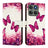 Motorola Edge 60 Pro Wonder Series Pung - Rosensommerfugle