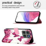 Motorola Edge 60 Pro Wonder Series Pung - Rosensommerfugle