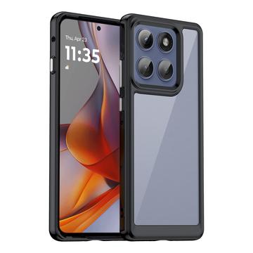 Motorola Edge 60 Pro Anti-Shock Hybrid Cover - Sort