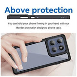 Motorola Edge 60 Pro Anti-Shock Hybrid Cover - Sort