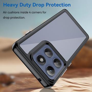 Motorola Edge 60 Pro Anti-Shock Hybrid Cover - Sort