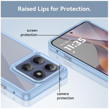 Motorola Edge 60 Pro Anti-Shock Hybrid Cover - Blå