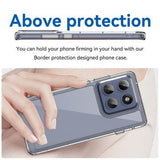Motorola Edge 60 Pro Anti-Shock Hybrid Cover - Gennemsigtig