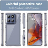 Motorola Edge 60 Pro Anti-Shock Hybrid Cover - Gennemsigtig