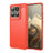 Motorola Edge 60 Pro/Edge (2025) Børstet TPU Cover - Karbonfiber - rød