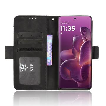 Motorola Edge 60 Pro Kortholder Pung Etui - Sort