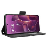 Motorola Edge 60 Pro Kortholder Pung Etui - Sort