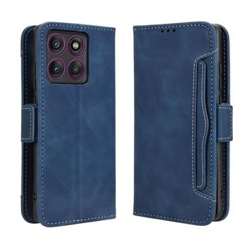 Motorola Edge 60 Pro Kortholder Pung Etui - Blå