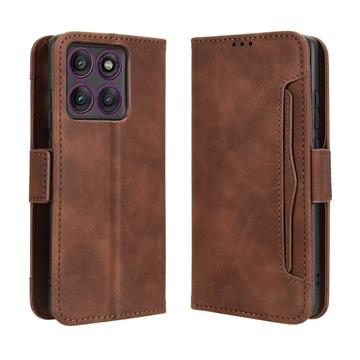 Motorola Edge 60 Pro Kortholder Pung Etui - Brun