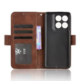 Motorola Edge 60 Pro Kortholder Pung Etui - Brun