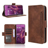 Motorola Edge 60 Pro Kortholder Pung Etui - Brun