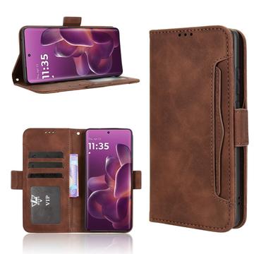 Motorola Edge 60 Pro Kortholder Pung Etui - Brun