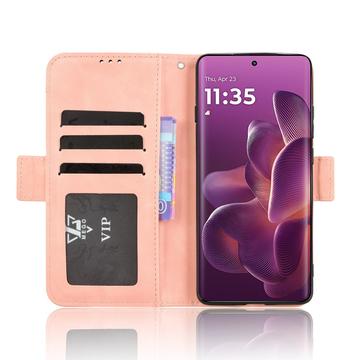 Motorola Edge 60 Pro Kortholder Pung Etui - Pink