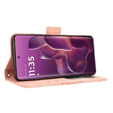 Motorola Edge 60 Pro Kortholder Pung Etui - Pink