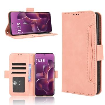 Motorola Edge 60 Pro Kortholder Pung Etui - Pink