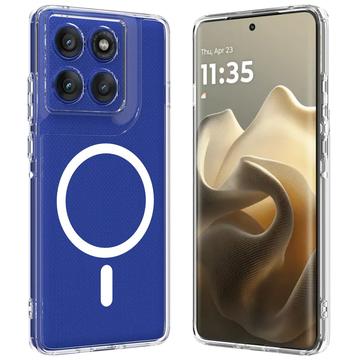 Motorola Edge 60 Pro Hybrid Cover - MagSafe Kompatibel - Gennemsigtig