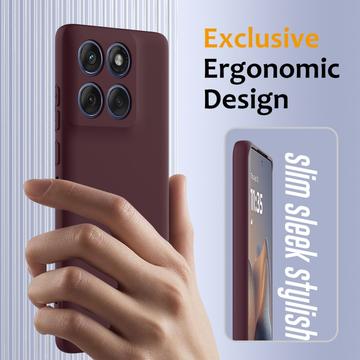 Motorola Edge 60 Pro Liquid Silikone Cover - MagSafe Kompatibel - Vinrød