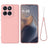 Motorola Edge 60 Pro Flydende silikone cover med håndrem - Pink
