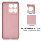 Motorola Edge 60 Pro Flydende silikone cover med håndrem - Pink