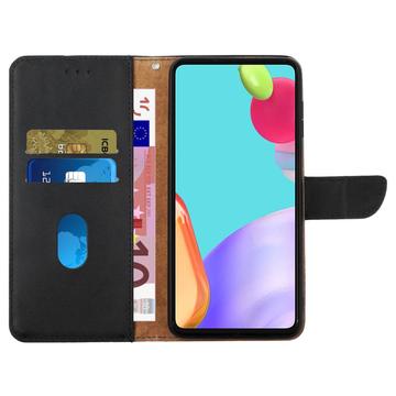 Motorola Edge 60 Pro Læderpung med Stativ - Sort
