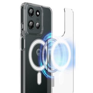 Motorola Edge 60 Stylus Hybrid Cover - MagSafe Kompatibel - Gennemsigtig