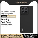 Motorola Edge 60 Stylus Imak UC-3 Series TPU Cover - Sort