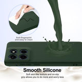 Motorola Edge 60 Stylus Liquid Silikone Cover - MagSafe Kompatibel - Mørkegrøn