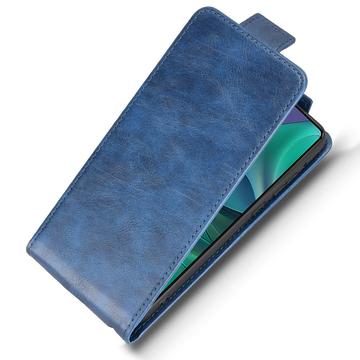 Motorola Edge 60 Stylus lodret flip-etui med stativ - mørkeblå
