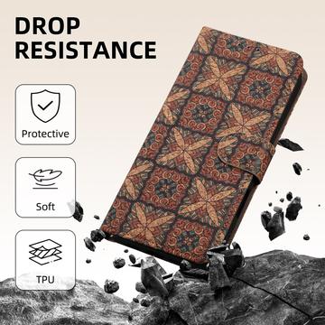 Motorola Edge 70 Bohemisk Pung-etui - hjerter